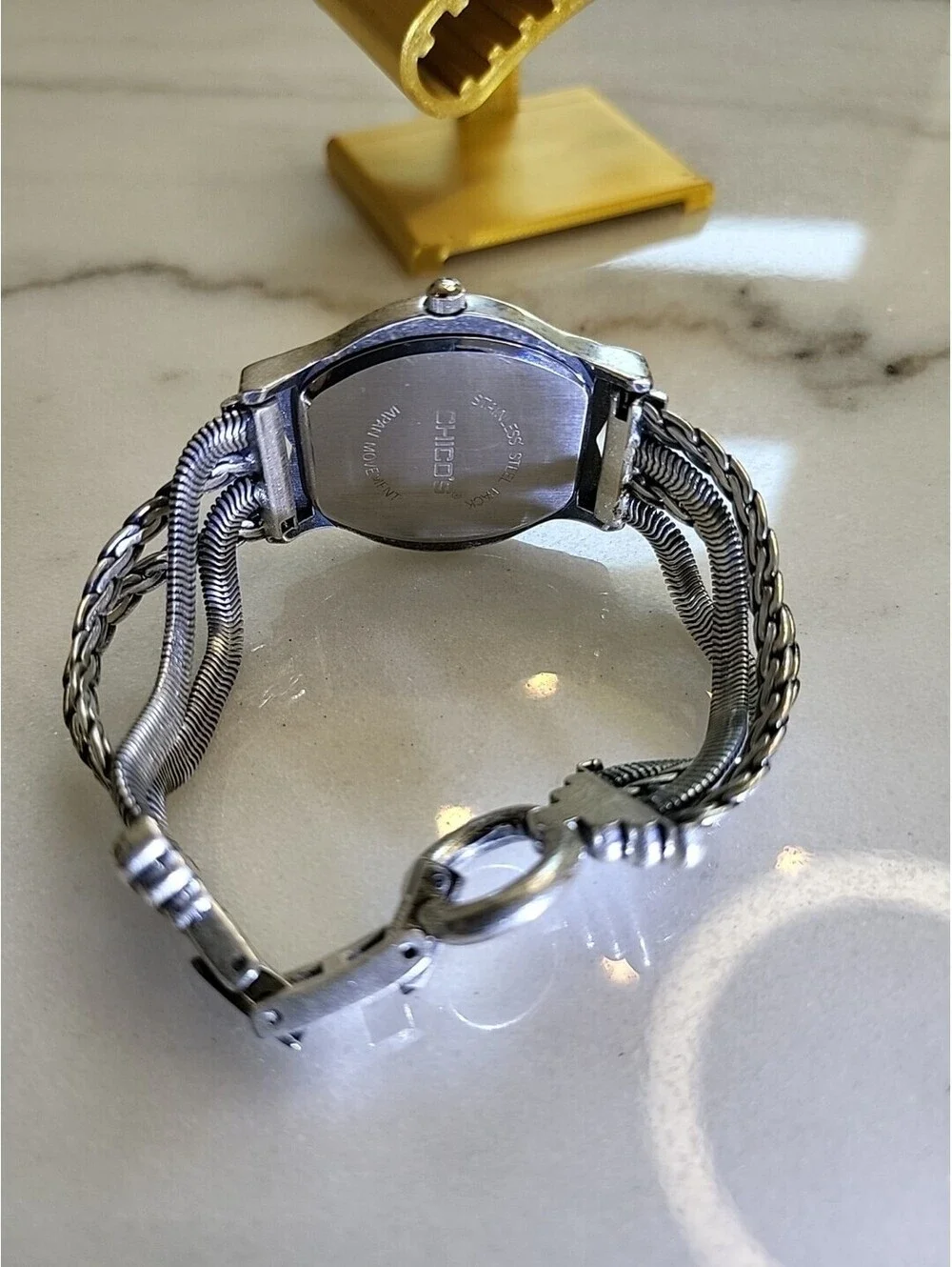 Vtg Chico's Womans Watch New Battery 29mm 7